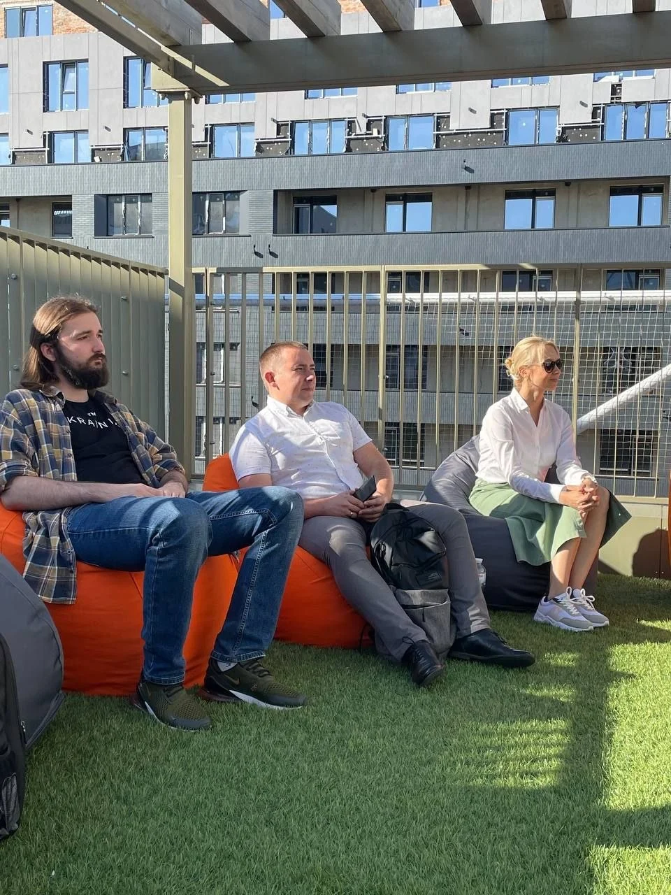 Professional team meeting